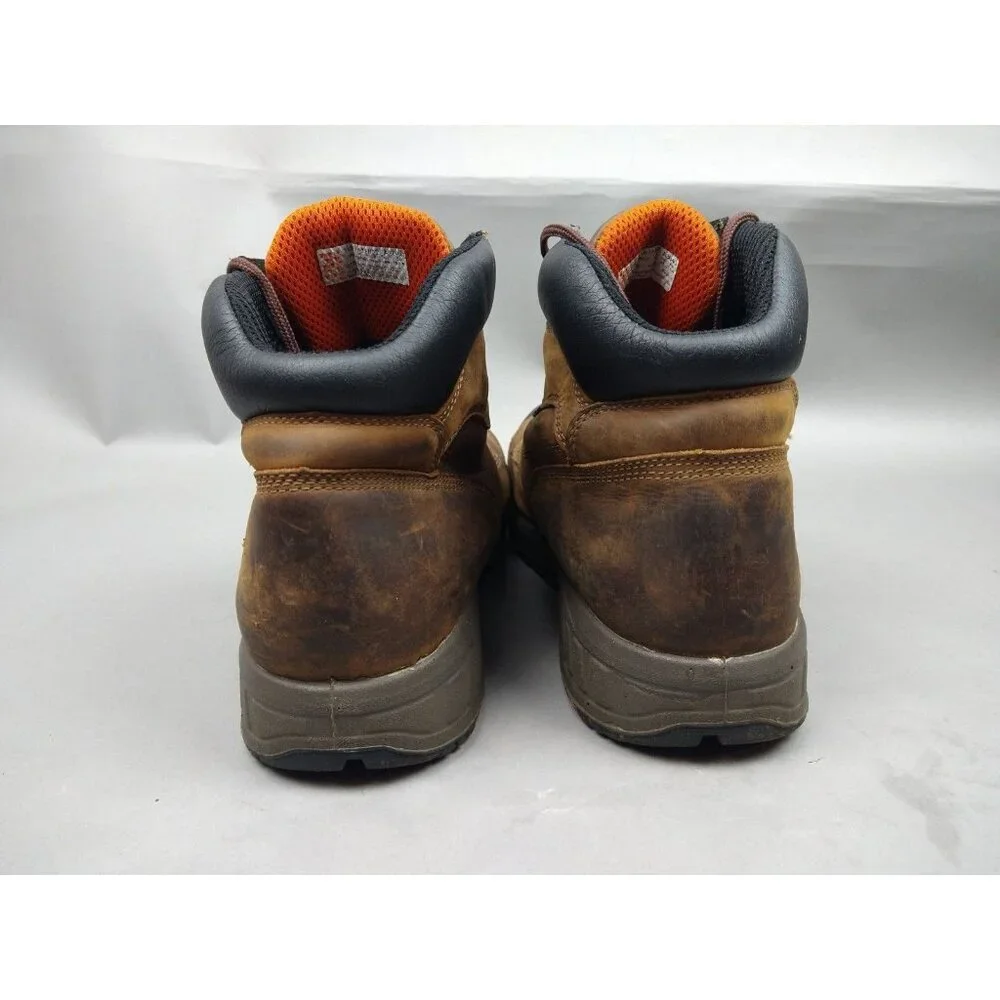 Timberland Pro Mens Helix HD 6” Comp‎ Toe Waterproof Boot Brown Size 14W
